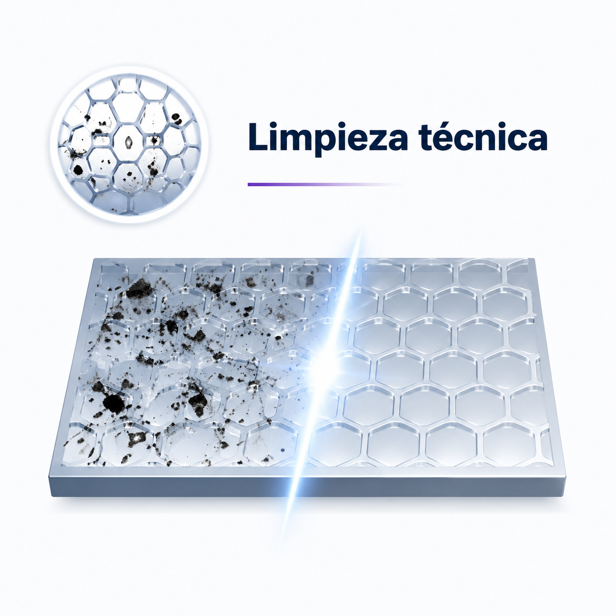 Limpieza técnica de celdas anilox